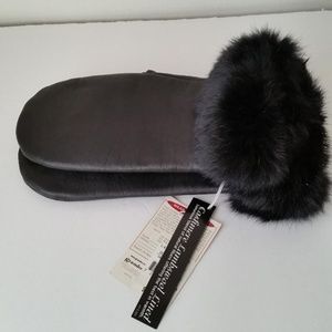 Grandoe Leather & Cashmere Lambswool Lined Gloves